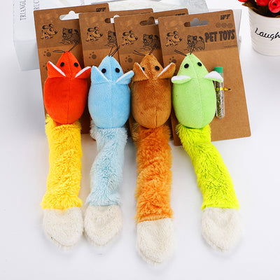 Brinquedos de provocação para gatos e ratos de cauda longa, brinquedos engraçados para animais de estimação.
