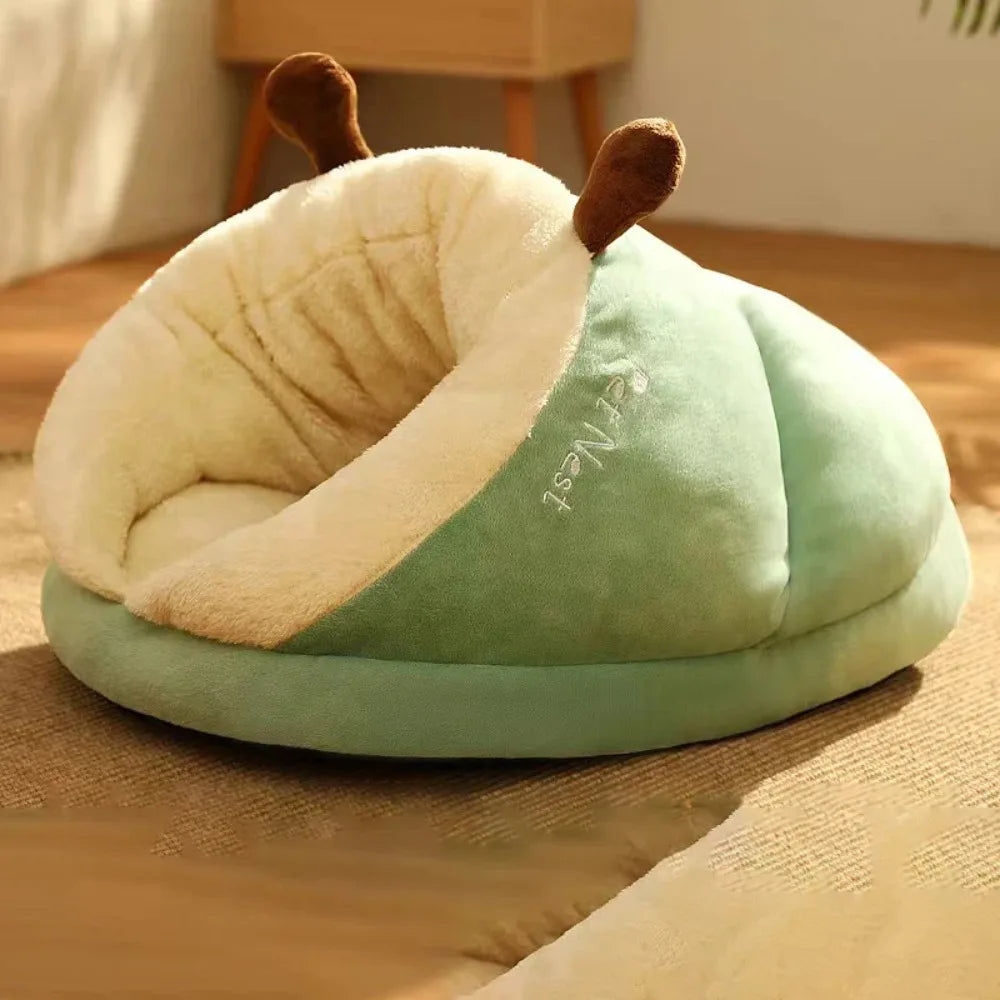 Cama Quentinha para Cães e Gatos - Lavável e Dobrável