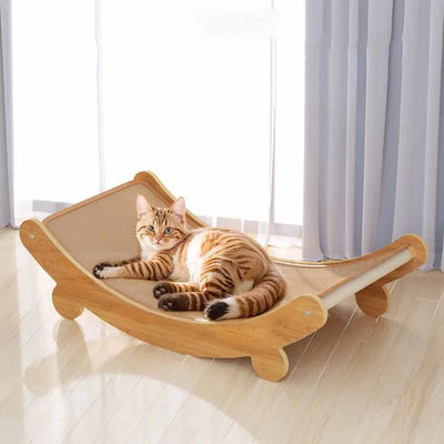 Arranhador para Gatos. Removível e Resistente ao Desgaste, Multifuncional, Cama para Gatos Dormirem,  Afiar e Desgastar