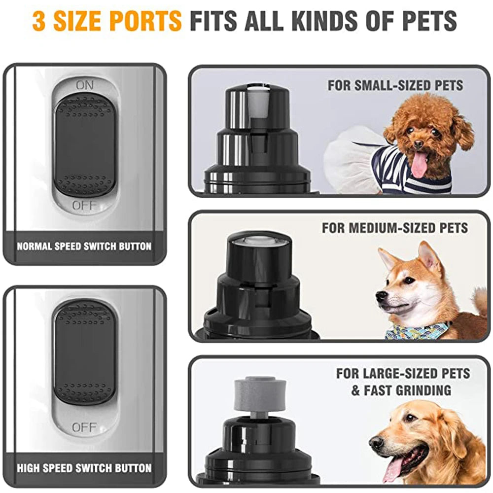 Aparador de Unhas Elétrico para Cães e Gatos