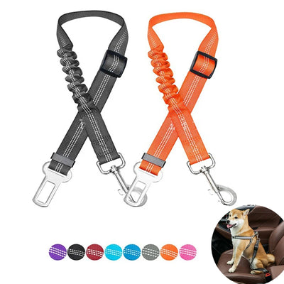 Cinto de Segurança para Cães - Arnês Ajustável Refletivo para Carro