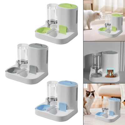 Alimentador automático para animais de estimação, dispensador de água, tigela portátil para cães