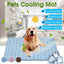 Tapete refrescante para cães, almofada refrescante para animais de estimação, almofada refrescante para canis, caixas, carros, interior e exterior, tapete de seda gelada.