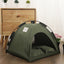 Tenda para gatos, tapete refrescante, cama para cães de campismo com almofada para canil, ninho para gatos,  produtos para animais de estimação